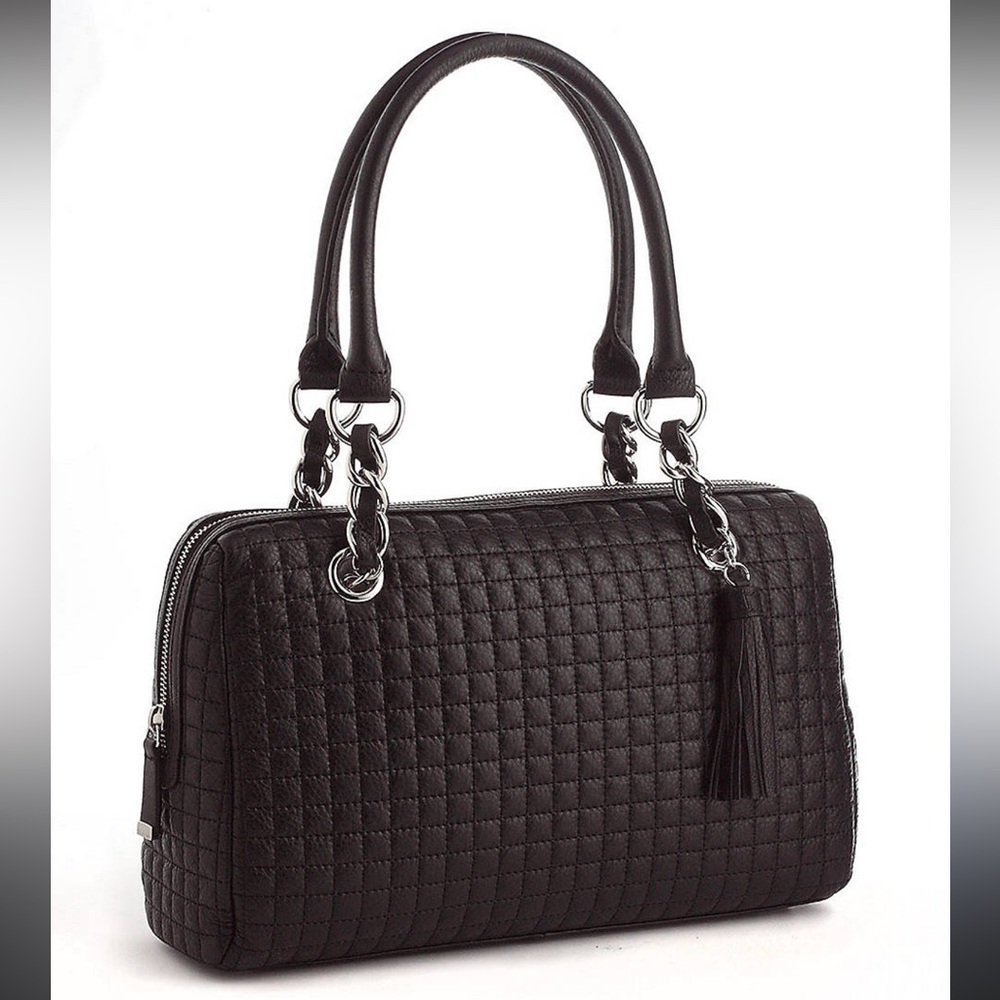 Calvin Klein Black Quilted Shoulder Bag